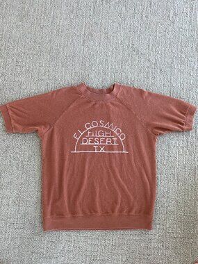 El Cosmico Marfa High Desert Short-Sleeve Sweatshirt